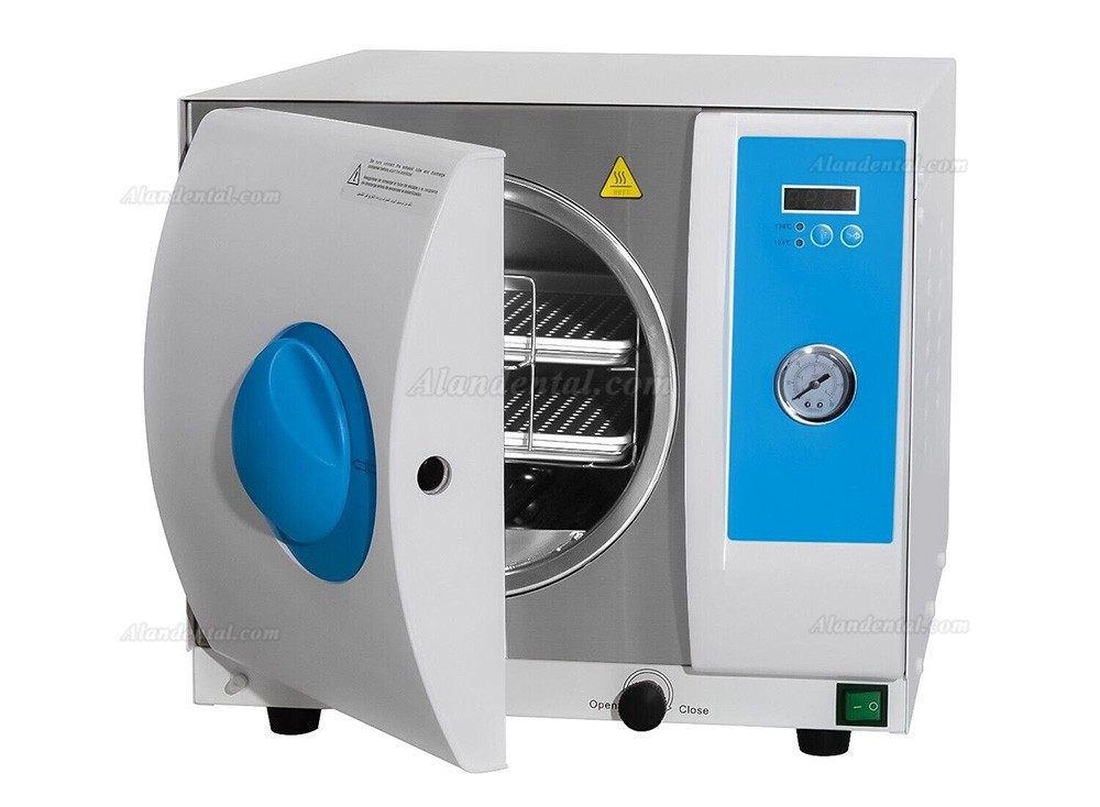 Dental 18L Autoclave Steam Sterilizer LED Display E118 Class N